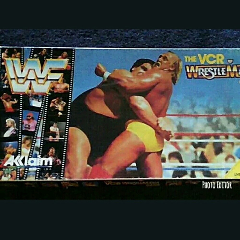 Vintage 1988 WWF VHS board game